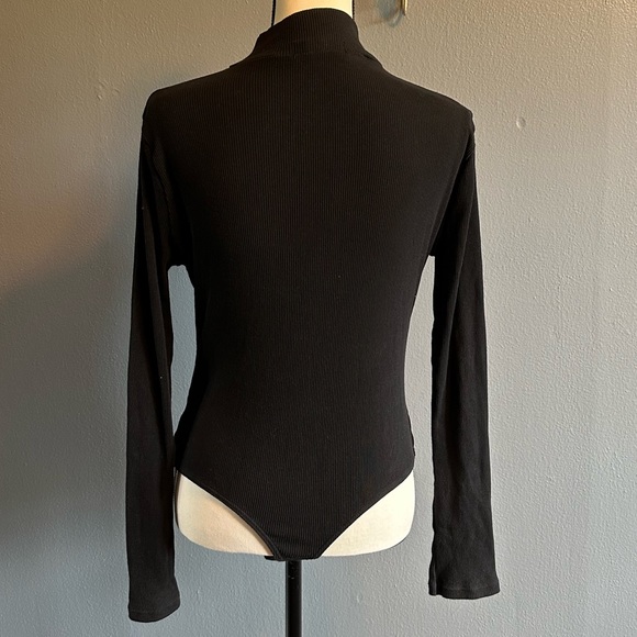 OW INTIMATES SCANDINAVIA BLACK LONG SLEEVE BOBY SUIT. Size Large. - Picture 3 of 8